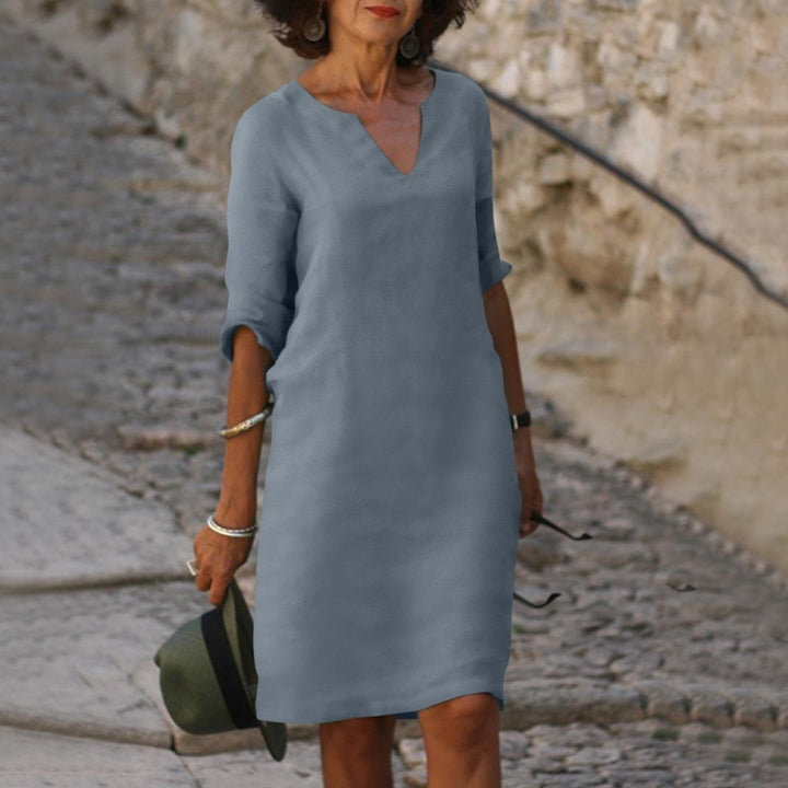 Marguerite | Relaxed V-Neck Summer Dress