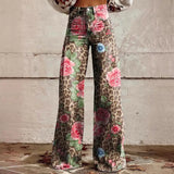 Rowena | Wide-Leg Floral Trousers
