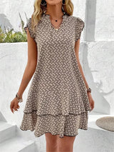 Louisa | Ruffle-Trimmed Tiered Dress