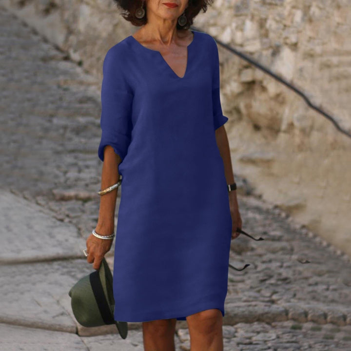 Marguerite | Relaxed V-Neck Summer Dress