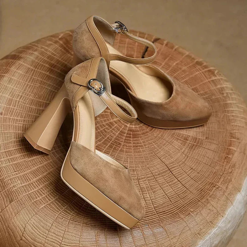 Aurelia | Ankle-Strap Platform Pumps