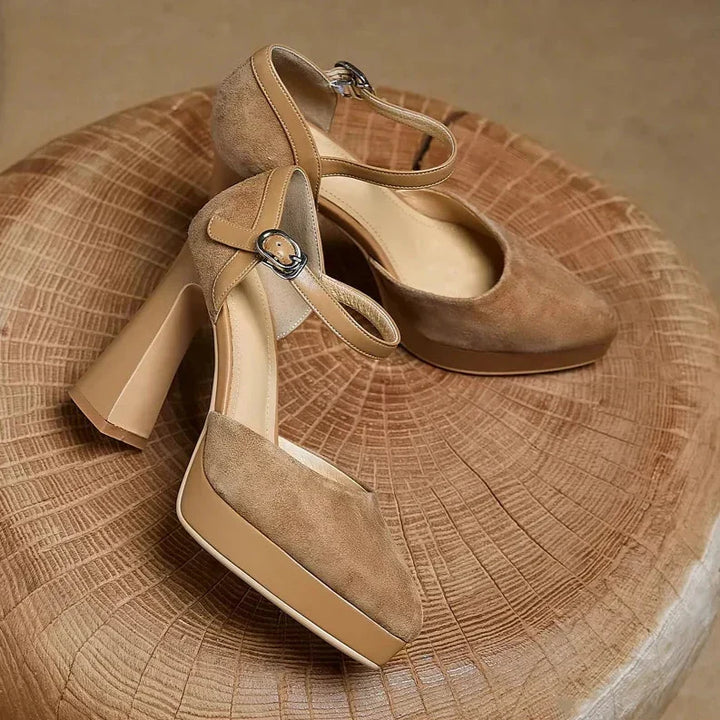 Aurelia | Ankle-Strap Platform Pumps