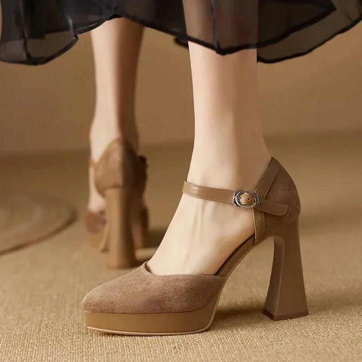 Aurelia | Ankle-Strap Platform Pumps