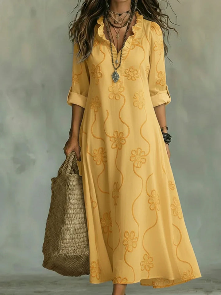 Guinevere | Flowing Floral Maxi Dress