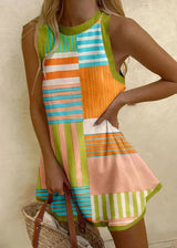 Arden | Colourblock Sleeveless Sundress