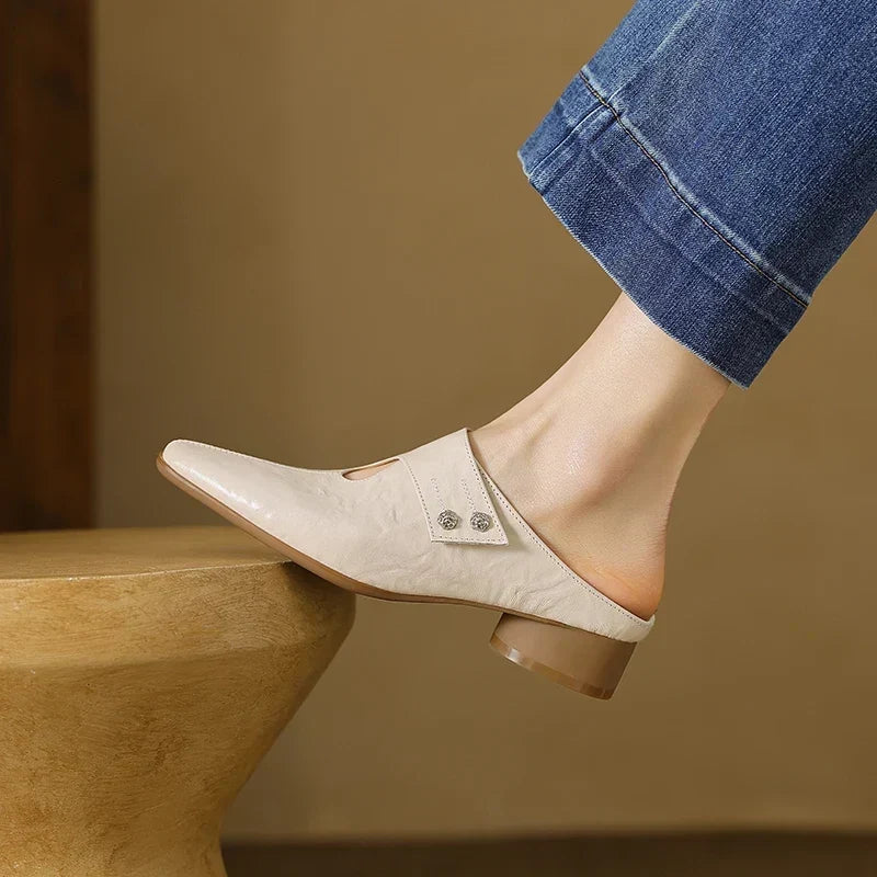 Fenella | Refined Slip-On Mules