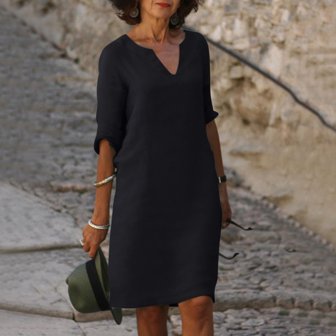 Marguerite | Relaxed V-Neck Summer Dress