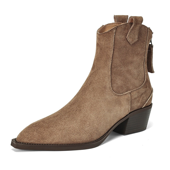 Geraldine | Refined Western Ankle Boots