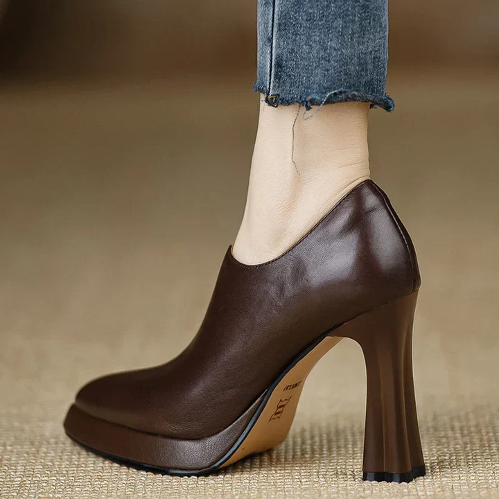 Evelyn | Pointed-Toe Block Heels