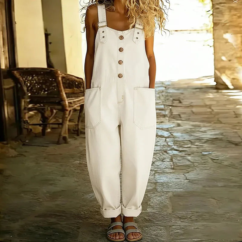 Brynn | Relaxed Adjustable-Strap Dungarees