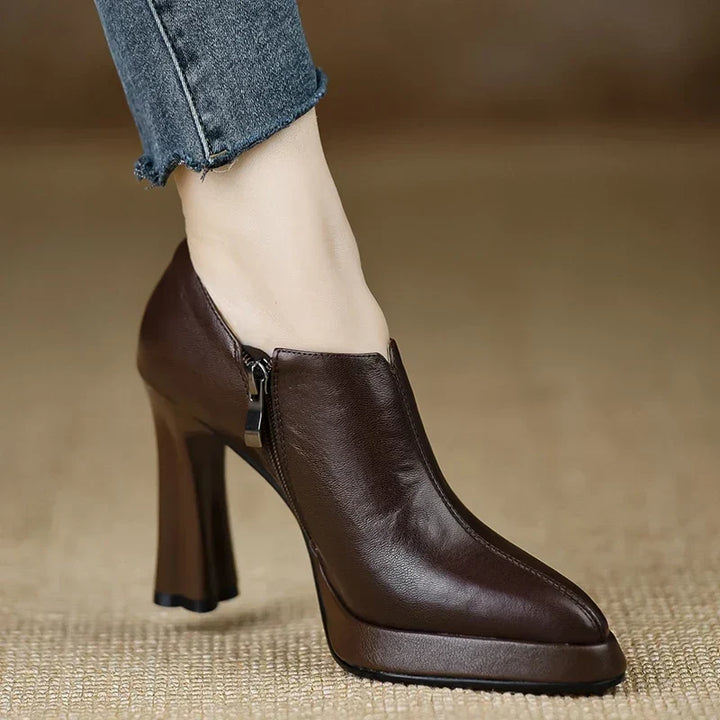 Evelyn | Pointed-Toe Block Heels
