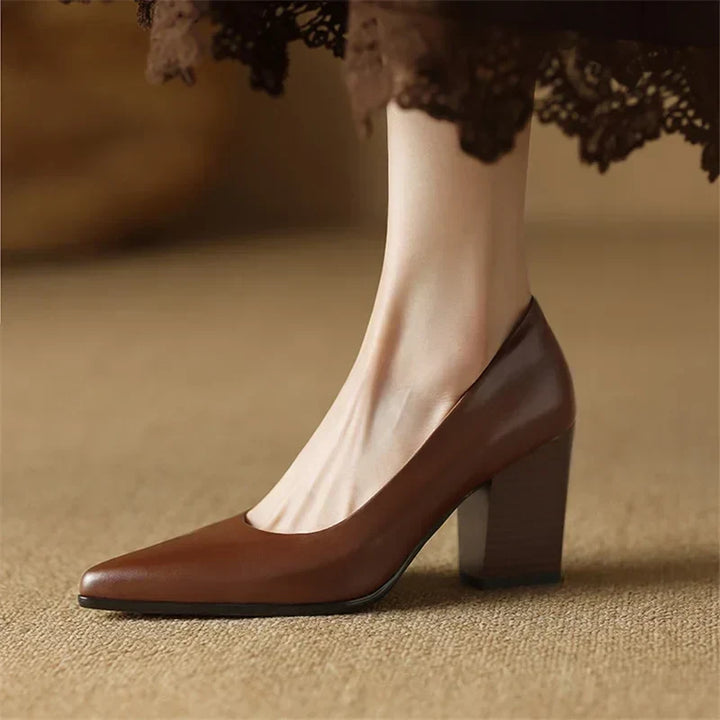 Vivienne | Timeless Block-Heel Pumps