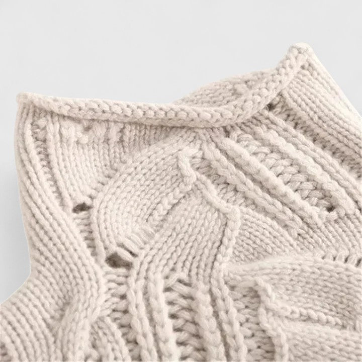 Iris | Textured Cable-Knit Sweater