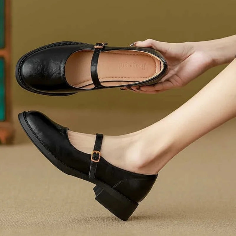 Dorothea | Classic Buckle-Strap Mary Jane Shoes