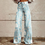Carys | Floral Wide-Leg Trousers