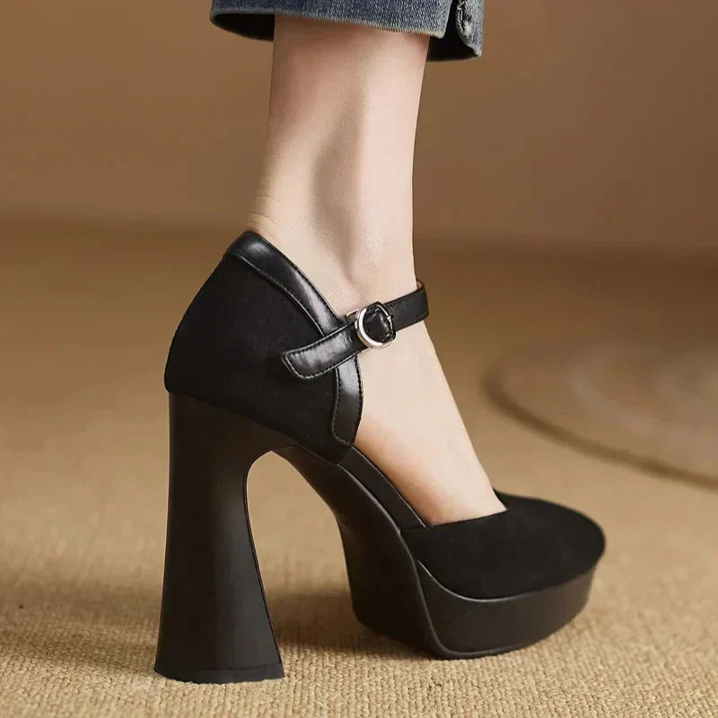 Aurelia | Ankle-Strap Platform Pumps