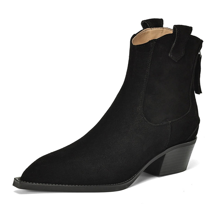 Geraldine | Refined Western Ankle Boots