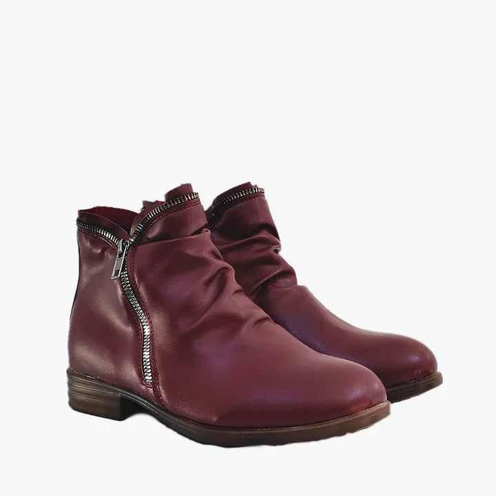 Delia | Comfort Zip Ankle Boots