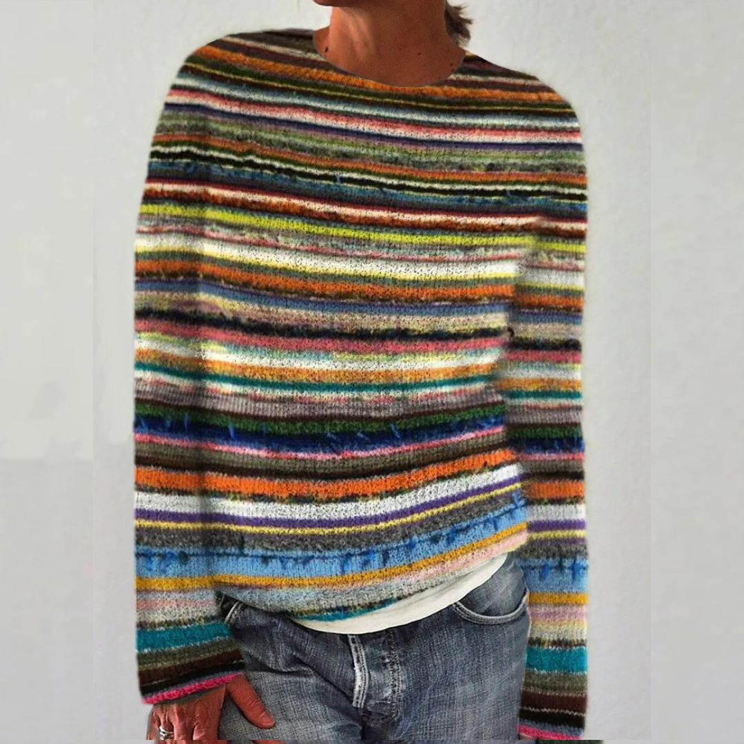 Wanda | Retro Striped Sweater