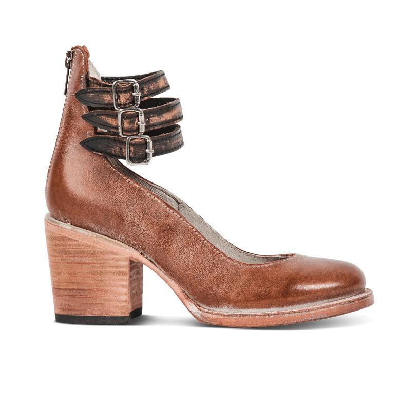 Estella | Buckled Block-Heel Ankle Boots