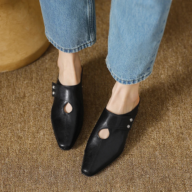 Fenella | Refined Slip-On Mules