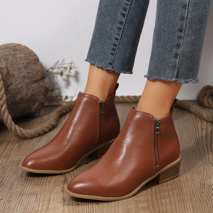 Elsie | Comfort Block-Heel Ankle Boots