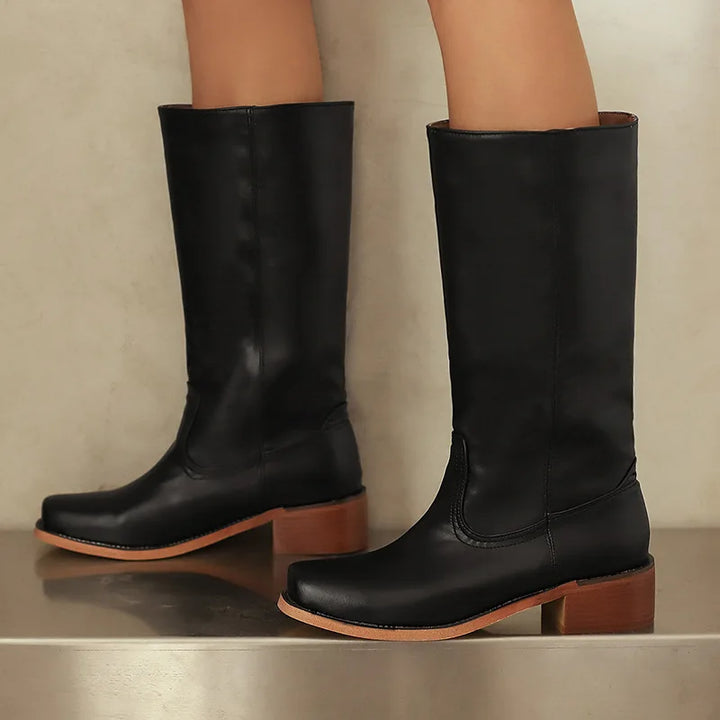 Brigitte | Classic Block-Heel Boots