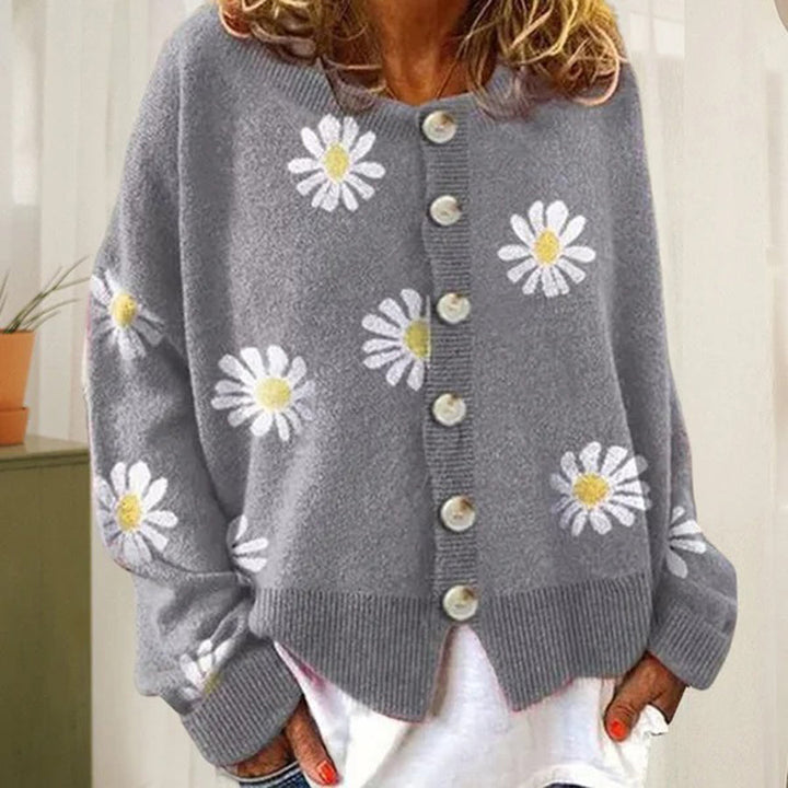 Pippa | Floral Button-Front Cardigan