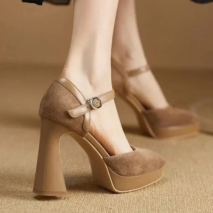 Aurelia | Ankle-Strap Platform Pumps