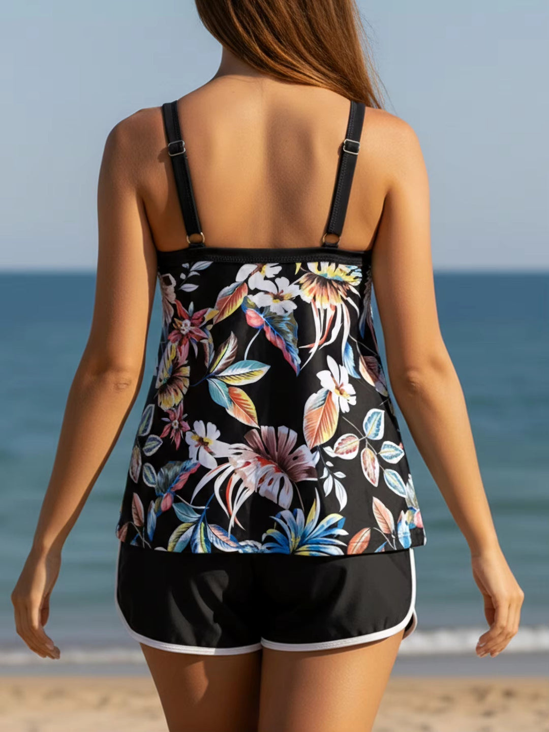 Naomi | Tropical Bloom Two-Piece Swim Set