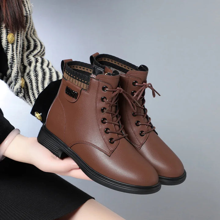 Frances | Supportive Lace-Up Ankle Boots