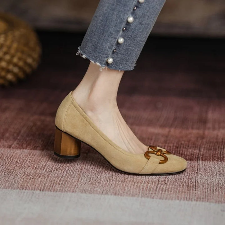 Sabrina | Refined Block-Heel Pumps
