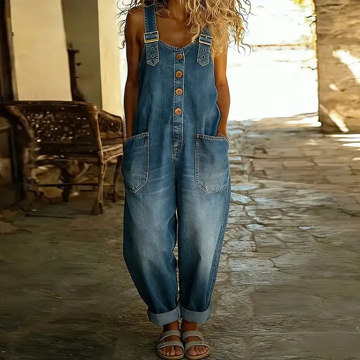 Brynn | Relaxed Adjustable-Strap Dungarees