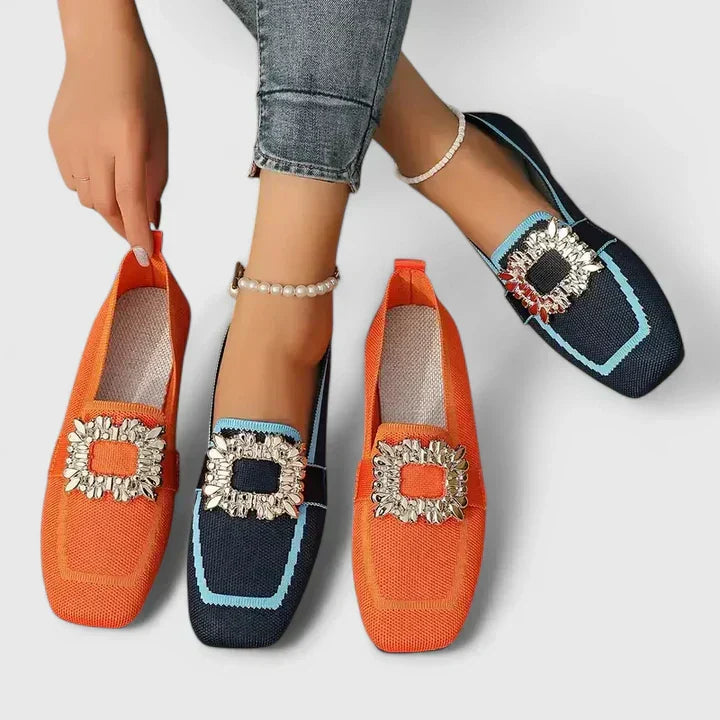 Grace | Embellished Slip-On Loafers