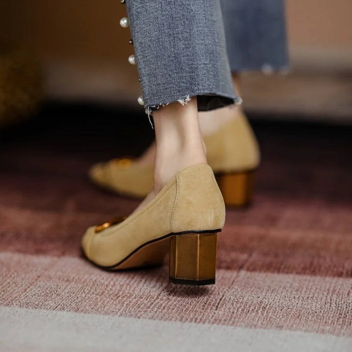 Eliana | Elegant Block-Heel Pumps