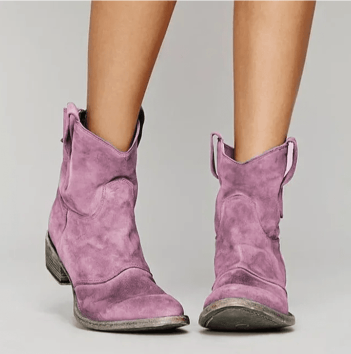 Mabel | Western-Inspired Ankle Boots