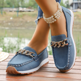 Gemma | Chain-Detail Comfort Loafers