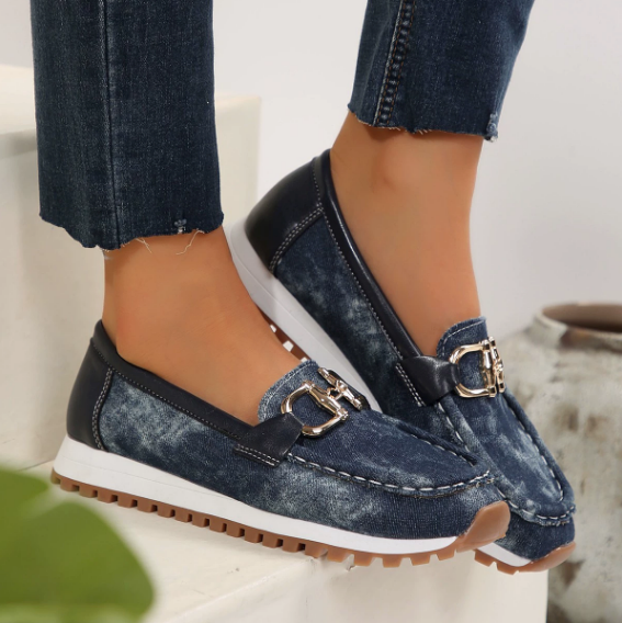Frances | Buckle-Detail Slip-On Loafers
