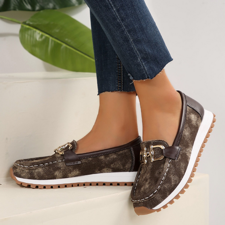Frances | Buckle-Detail Slip-On Loafers