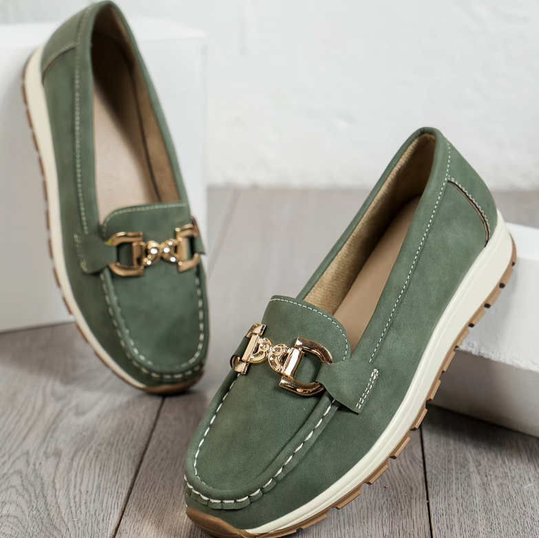 Henrietta | Buckle-Detail Platform Loafers