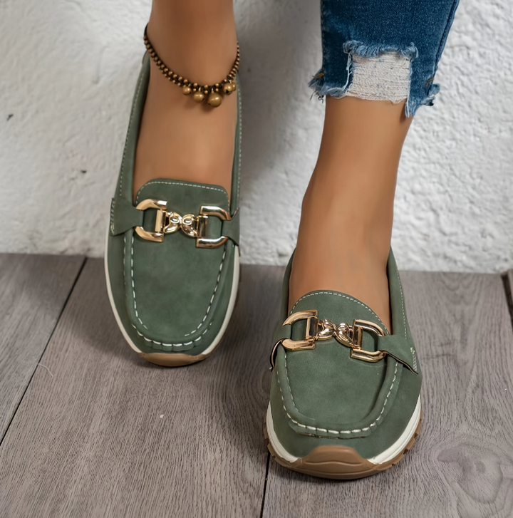 Henrietta | Buckle-Detail Platform Loafers