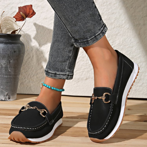Giselle | Buckle Comfort Loafers
