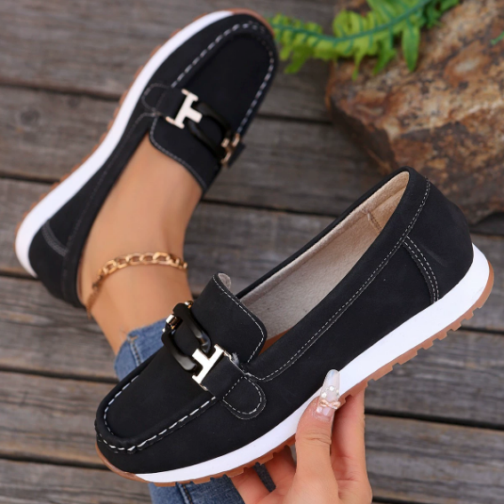 Isla | Chain-Detail Comfort Loafers