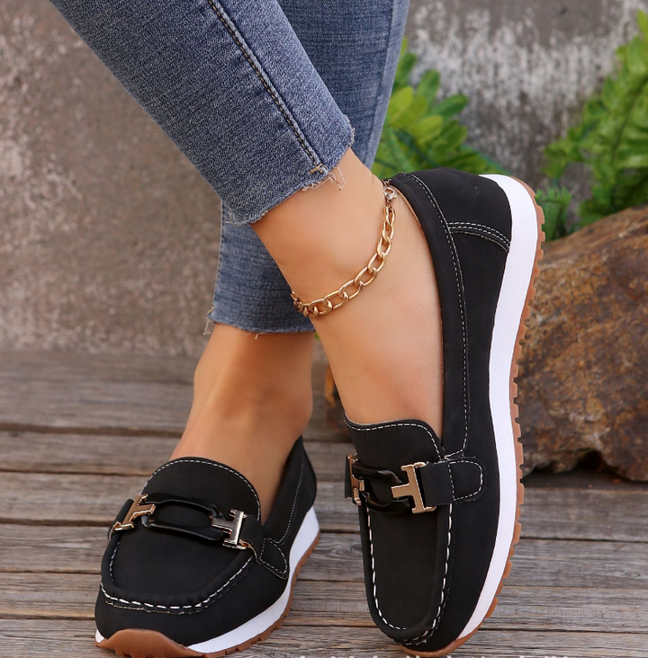 Isla | Chain-Detail Comfort Loafers