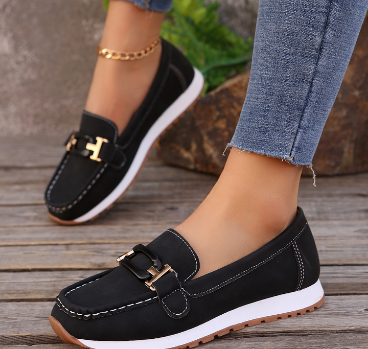 Isla | Chain-Detail Comfort Loafers