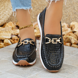 Francesca | Chain-Detail Comfort Loafers