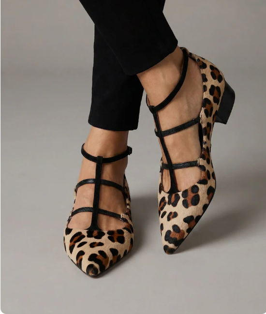 Camden | Strappy Pointed Heeled Shoes