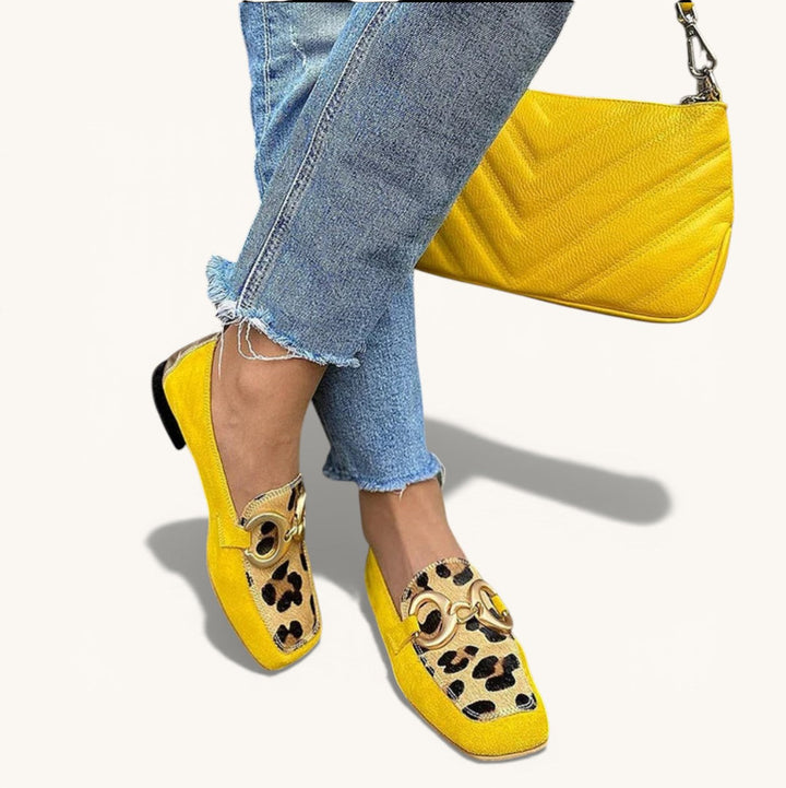 Delaney | Statement Buckle Loafers