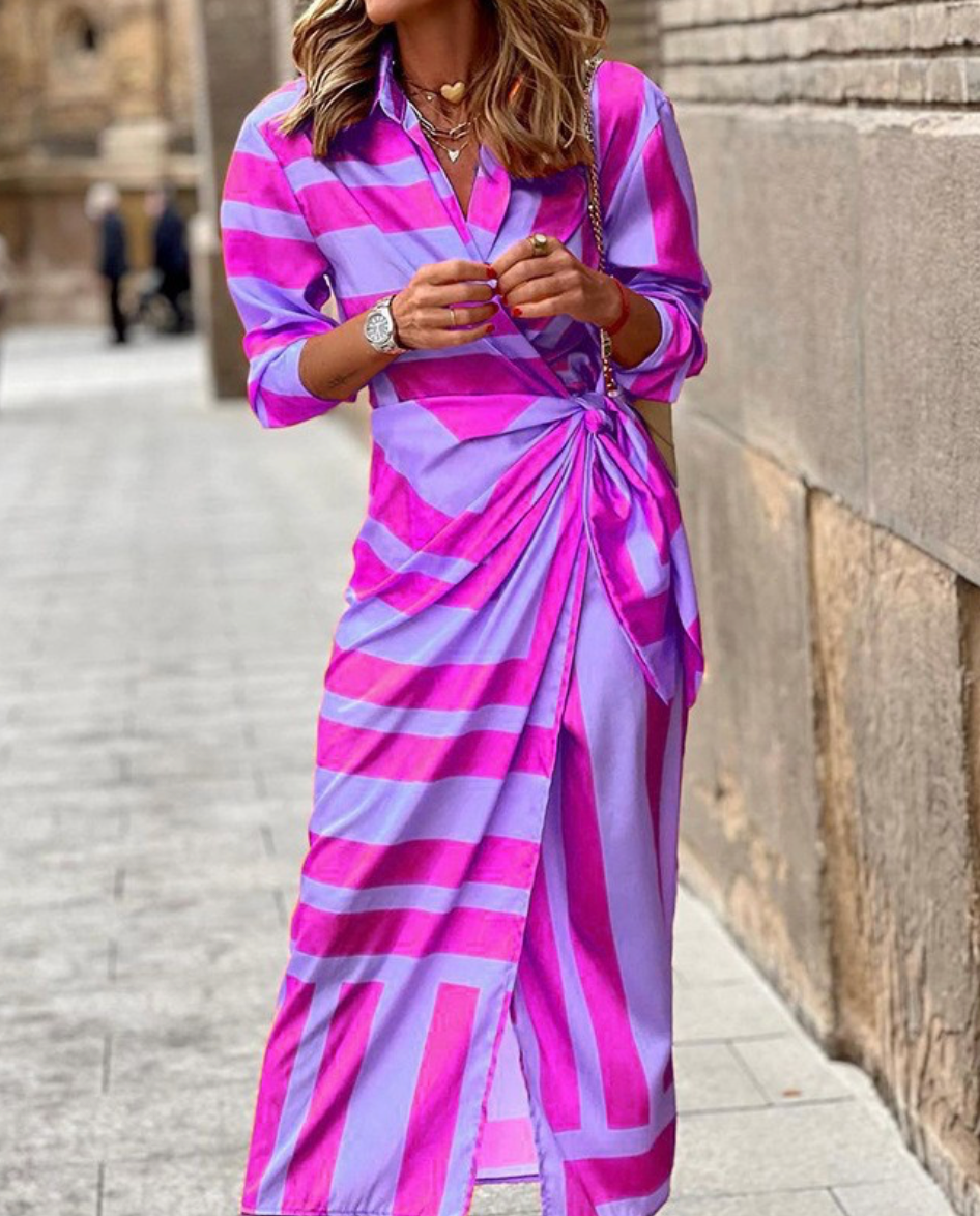 Eloise | Printed Wrap Dress