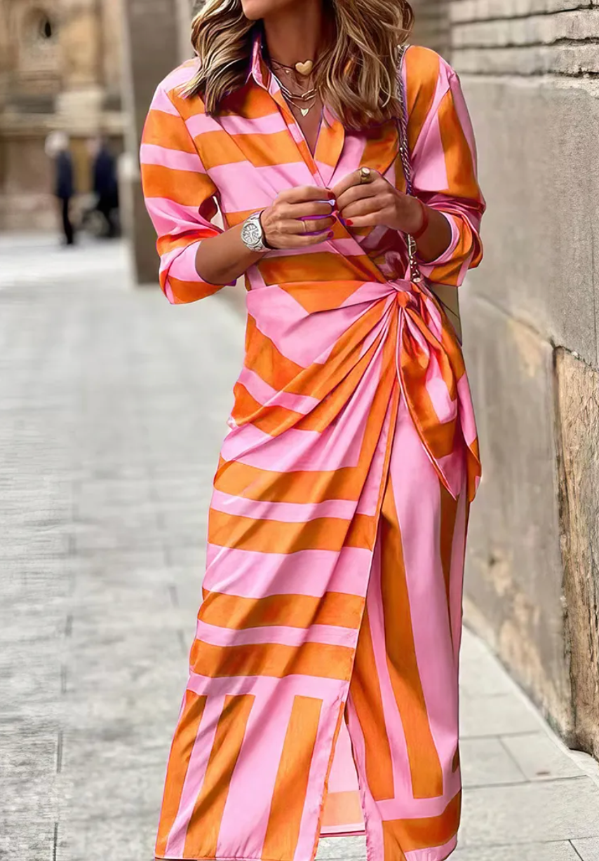 Eloise | Printed Wrap Dress